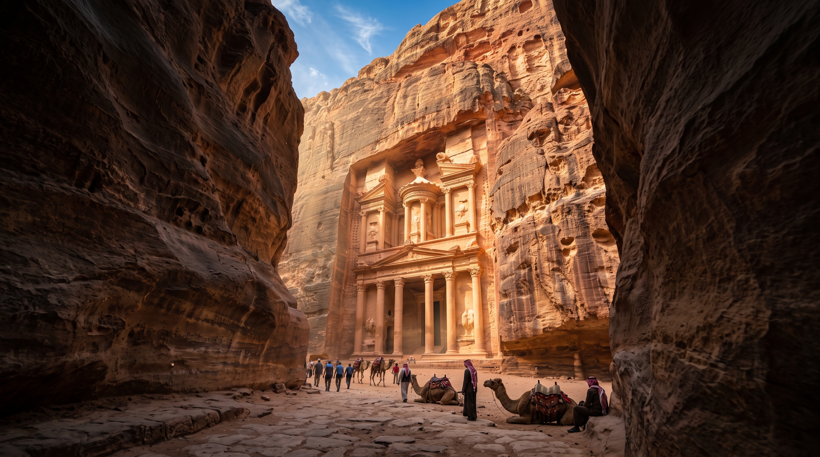 El Siq y el Tesoro de Petra